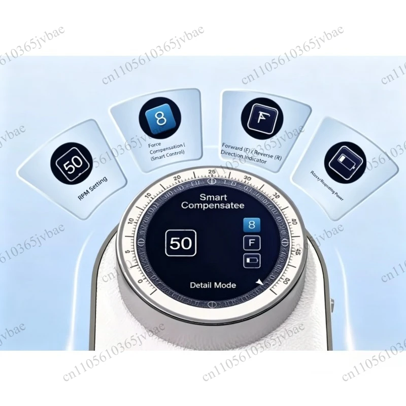 Household Professional Nail Polishing Equipment, 50,000 Speed Dustproof and Waterproof Pretreatment Machine