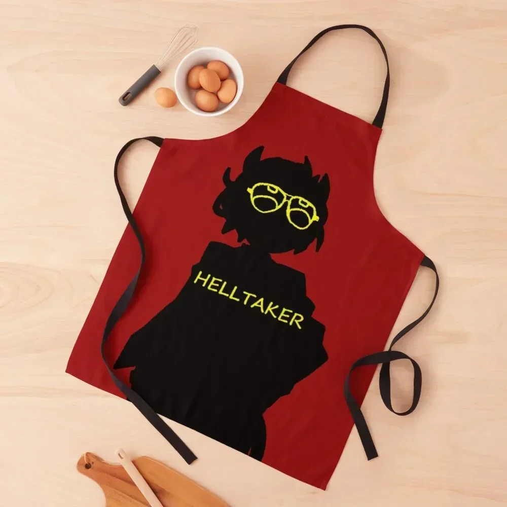 

Justice Helltaker Apron Bib For Kitchen cook wear Funny Cooking Apron