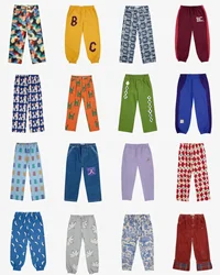 Pantalones vaqueros para niños y niñas, Leggings con estampado de dibujos animados, conjunto de ropa de exterior, 2024aw