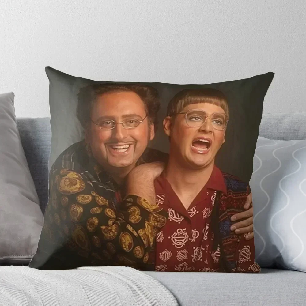 

tim and eric news Throw Pillow Sofa Cushion Cover Elastic Cover For Sofa Christmas Pillow Cases pillow