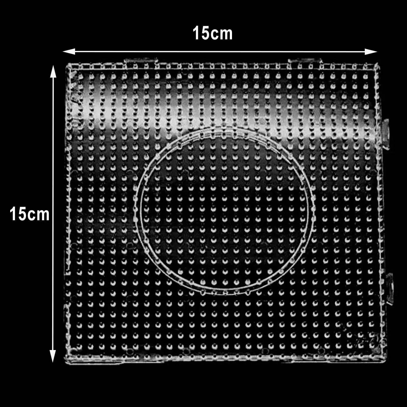 Planches perforées claires, planches de perles, jouets éducatifs pour enfants de la maternelle, modèles de panneaux perforés