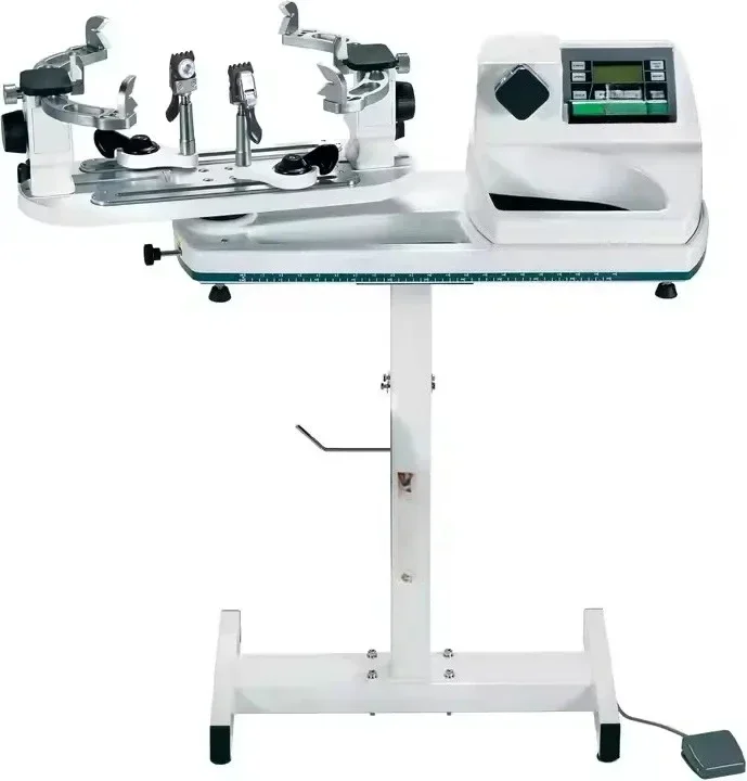 Trade new 650-ES tennis ball threading machine constant pull precision white model
