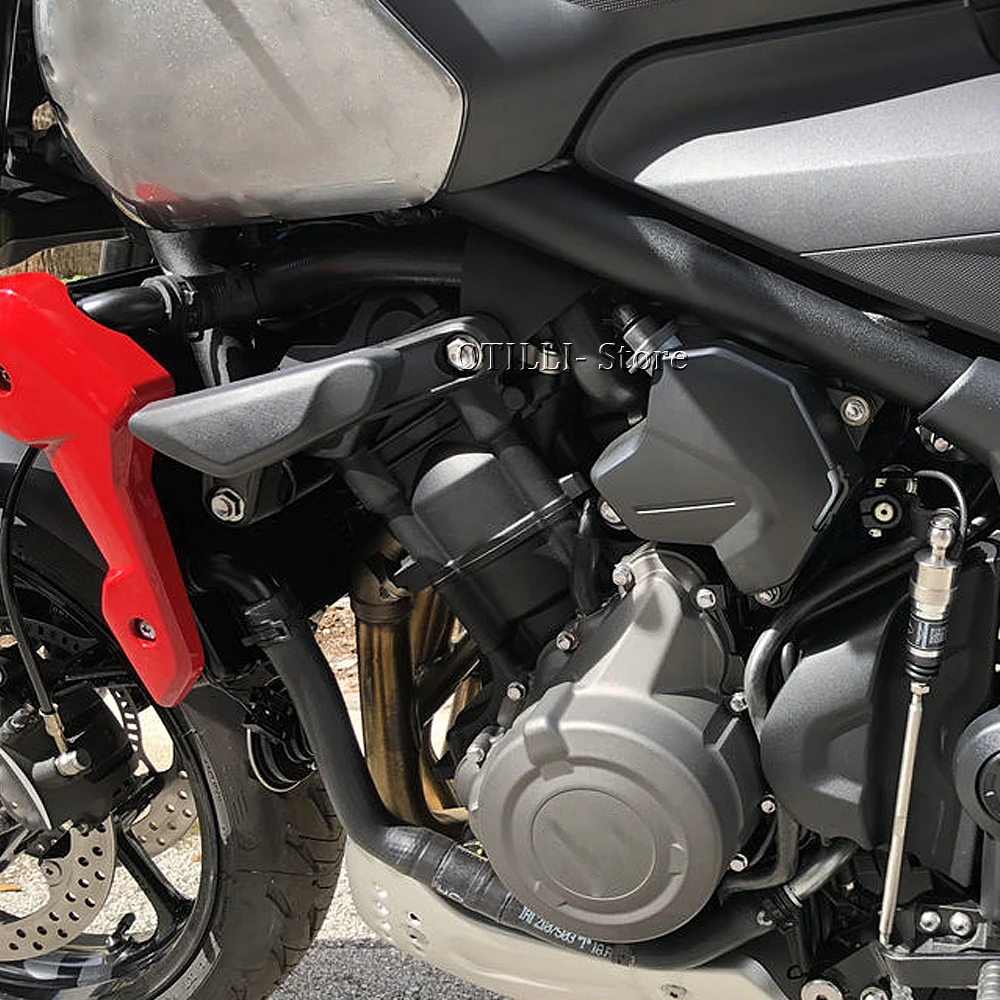 Motorcycle Accessories Frame Slider Engine Guard Crash Pad Protector Falling Protection For Trident660 Trident 660 2021 2022 - Image 6