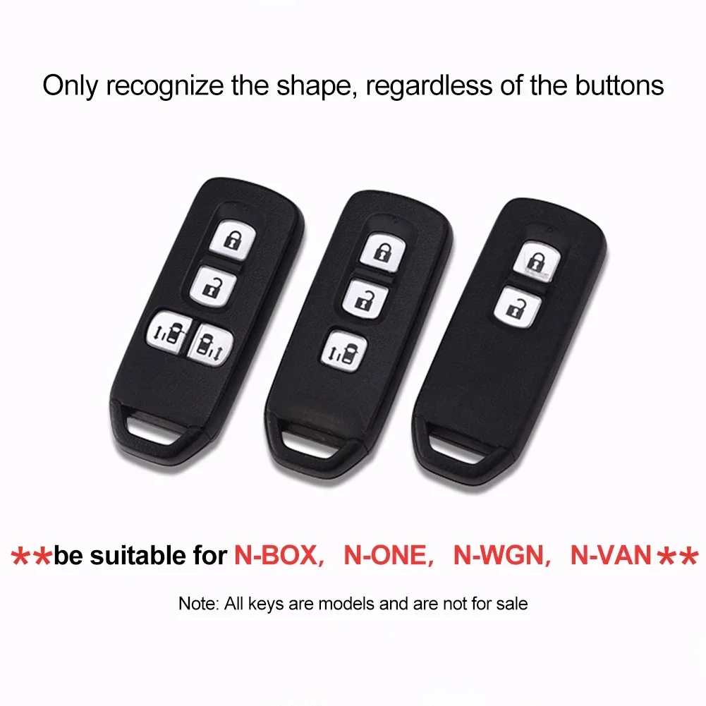 Car TPU Key Case Key Cover Fits For Honda N-BOX N-ONE N-WGN N-VAN Anti-drop Anti-scratch Automobiles Interior Accessories