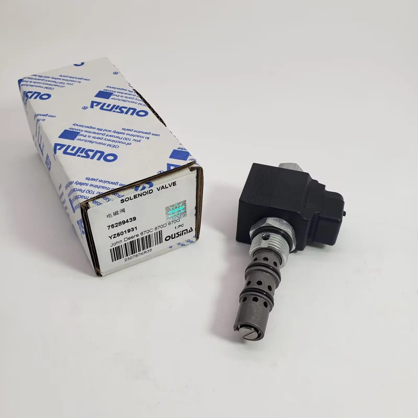 OUSIMA Construction Machinery Parts  Solenoid Valve  75289439  YZ501931 for    670C 670D 670G