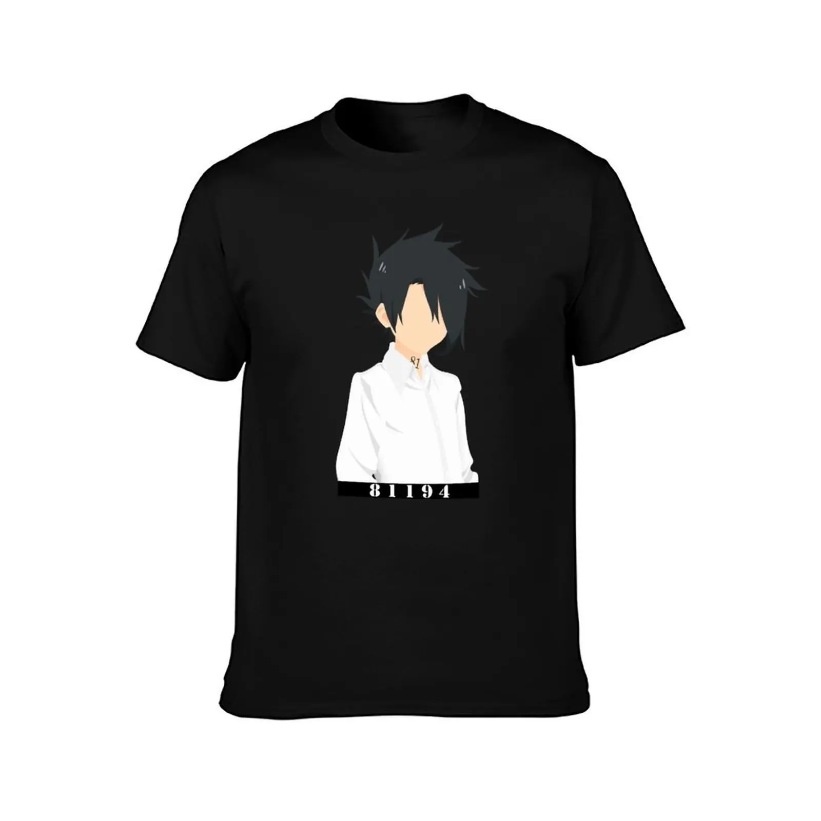 Ray - The Promised Neverland T-Shirt, Summer Casual Cotton Tee, Oversized Streetwear Tops, Vintage Graphic Print, 100% Cotton