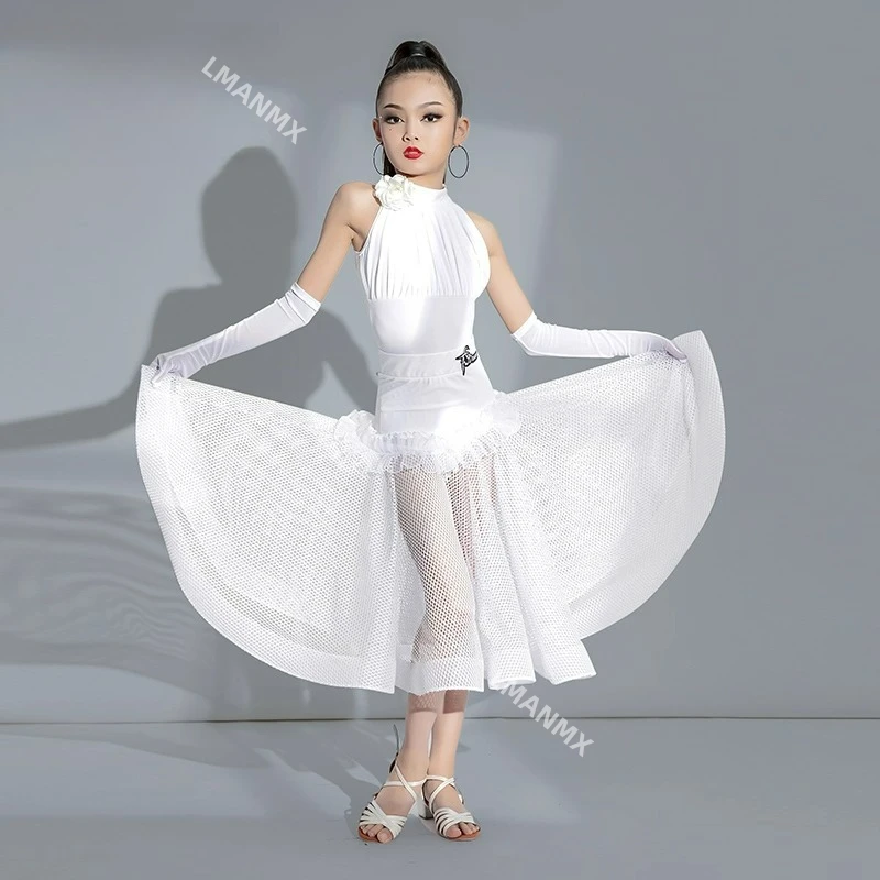 

Latin dance costume, girls' summer performance costume, ballroom dance competition costume, grand performance costume