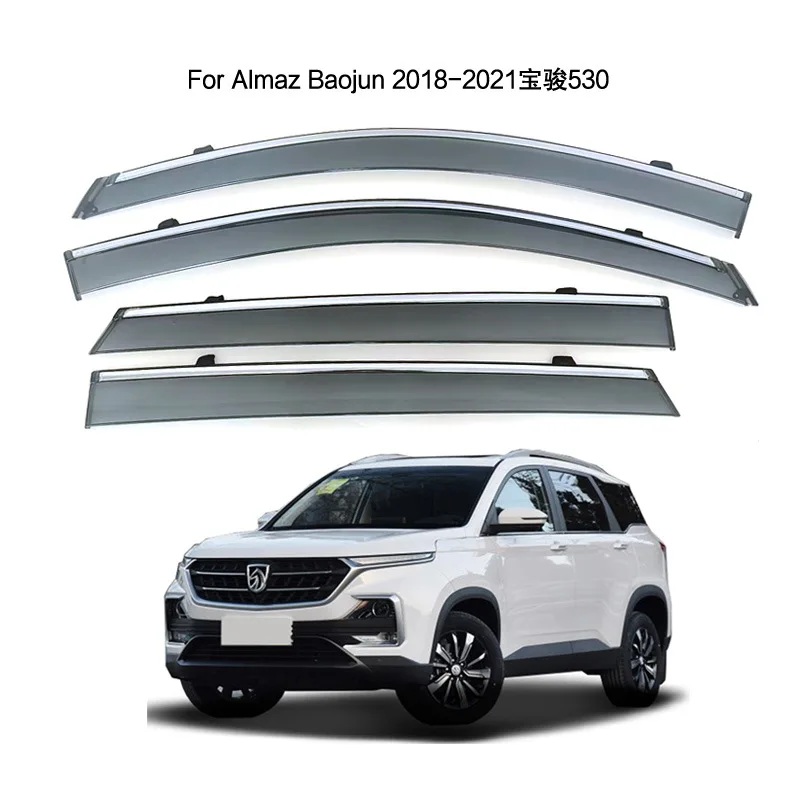 

Specially used for 2018-2021 Baojun 530 rain shield Almaz injection molded rain shield Window Visor rainproof eyebrow