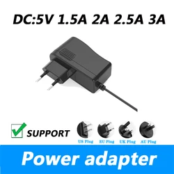 DC 5V 1.5A 2A 2.5A 3A Set-Top Box 1A Switching Power Supply Router Switch Attendance Machine 2A Adapter 5.5*2.1-2.5mm