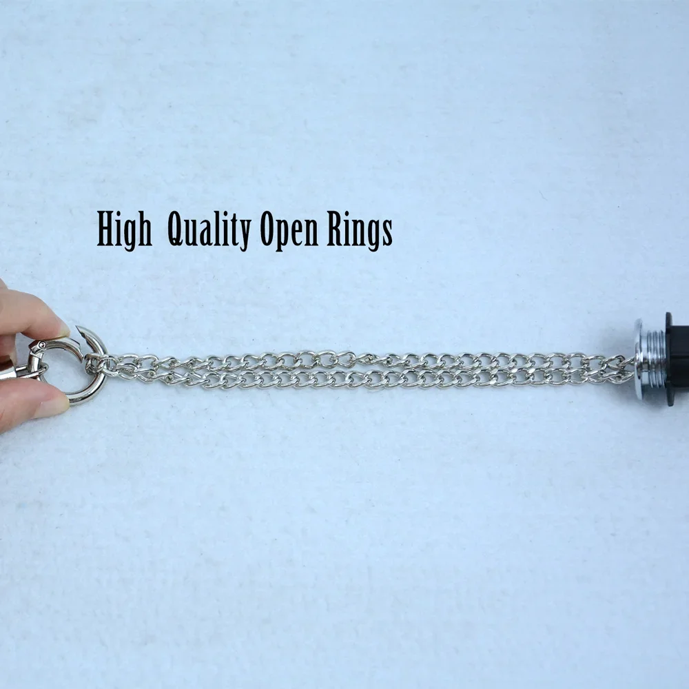 New 1 Pair Long OBag Leather Handles Strap Fold Pleat with Silvery Chain for OBag O Bag DIY Women Shoulder Handbags
