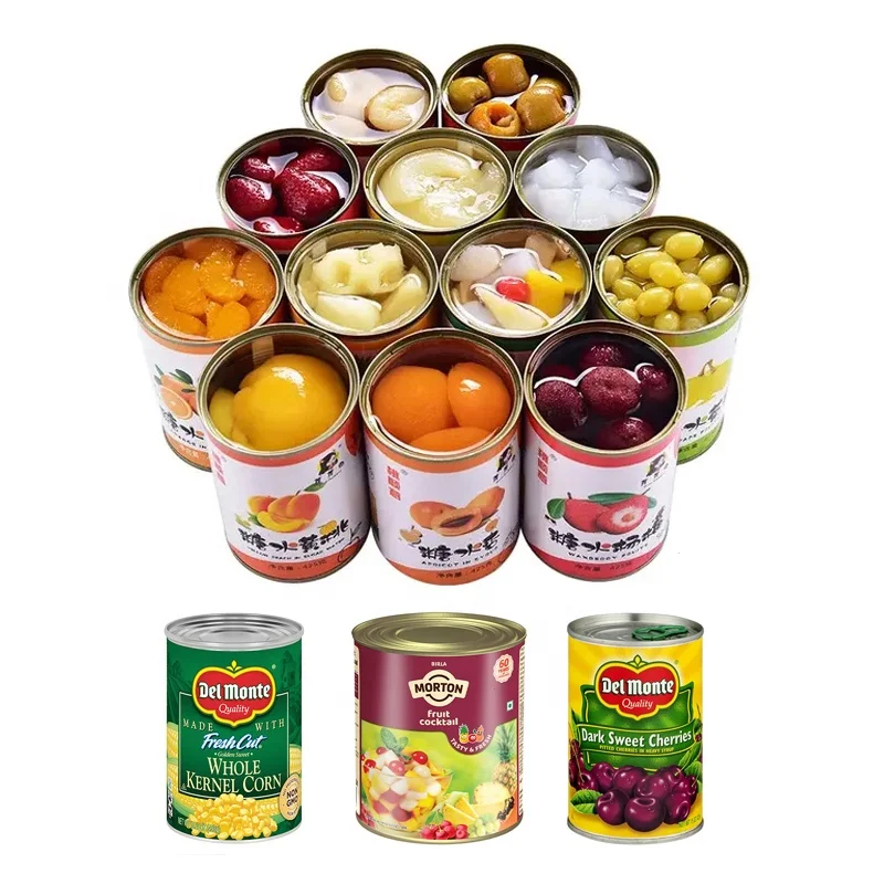 Full Automatic for with Pickle Fruit Food Tin Can Cans Filling Sealing Line Machine