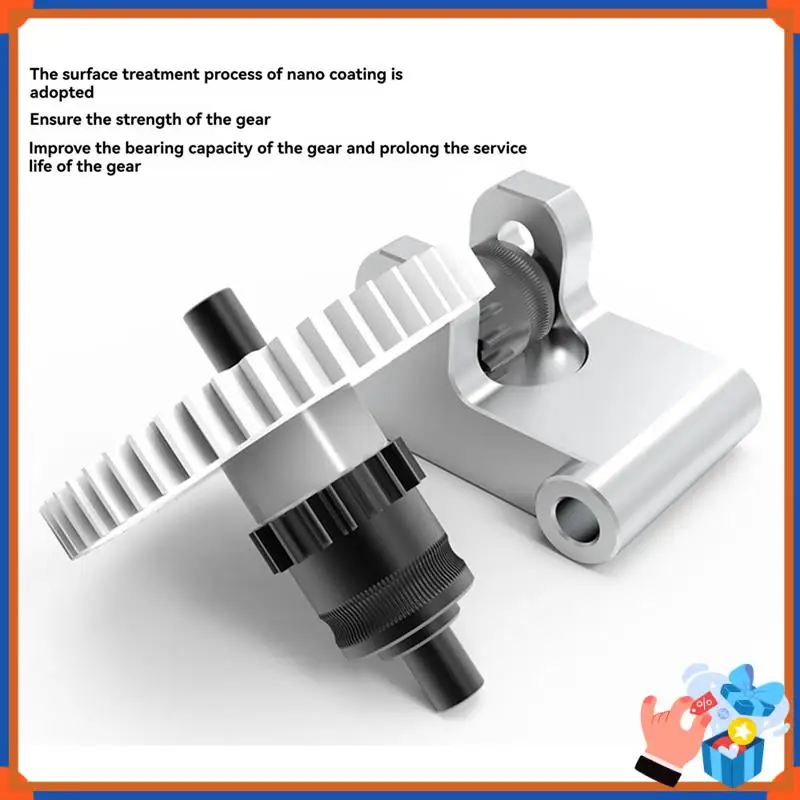 

Компактный комплект шестерен экструзионной головки с ЧПУ для 3D-принтера FLASHFORGE Adventurer 5M, детали для 3D-принтера AD5M, 1 комплект