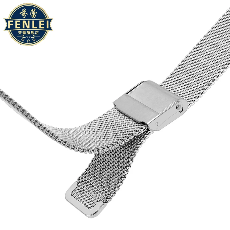 For Casio Small Square Retro Watch LA670 LA680 LA690 Men Watch Strap Women\'s Stainless steel Watchband 13mm 14mm Milan mesh belt