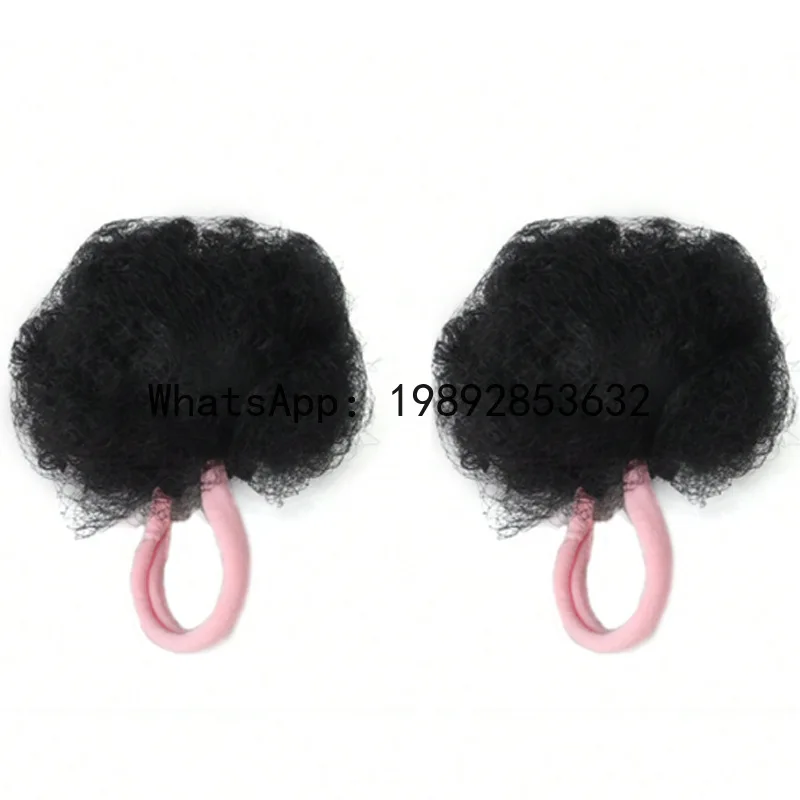 

Hot-selling children's ball hair bag cute hair accessories wig headwear ponytail hair bag