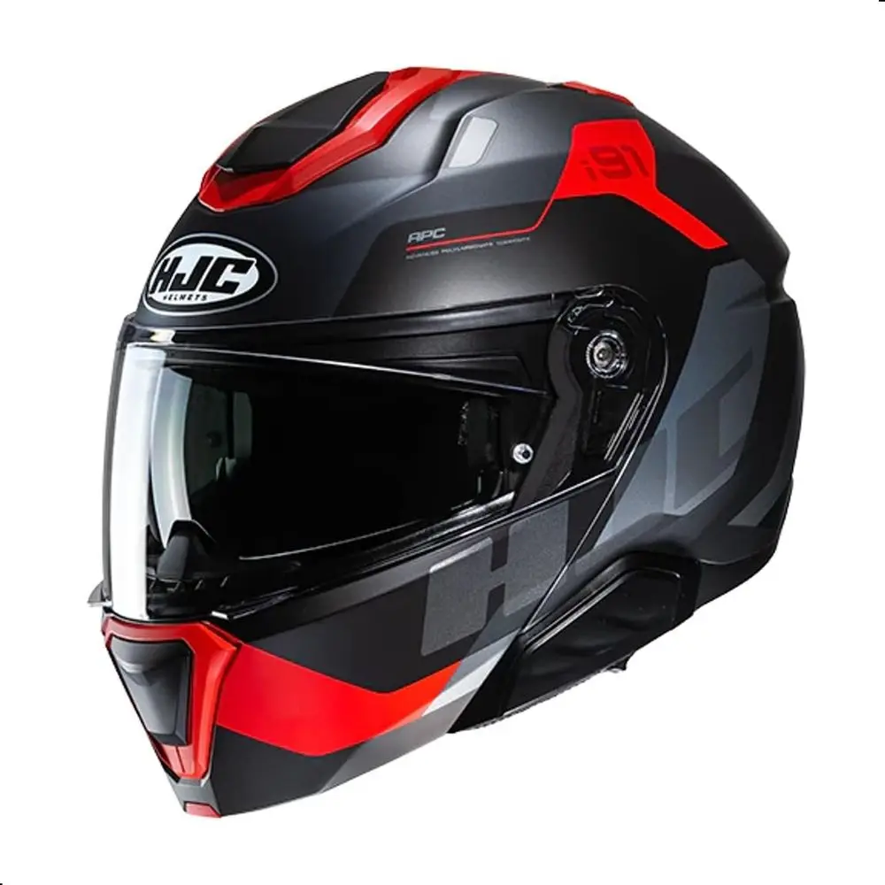 

HJC i91 Carst ular Motorcycle Helmet with HJ-33 Pinlock Shield, DOT Approved (MC1S, X-Large)