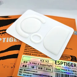 New Esports Tiger Gaming ICE version Mouse Feet Mouse Skate for Logitech G Pro X Superlight / GPW G PRO Wireless/ G Pro X 2