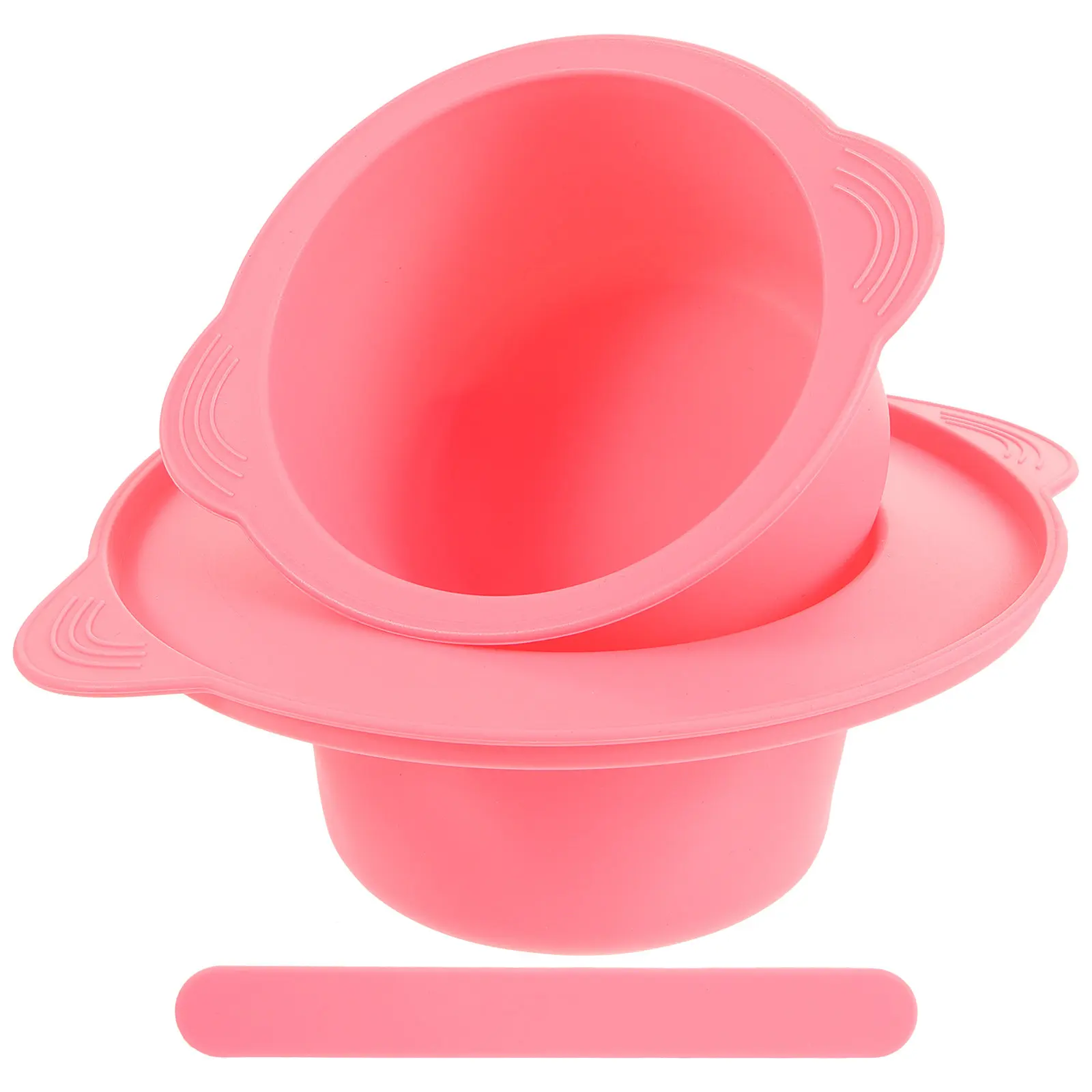 1Set Silicone Wax Melting Bowl Foldable Mask Mixing Pot Stirring Sticker Wax Heater Inner Container Hair Removal