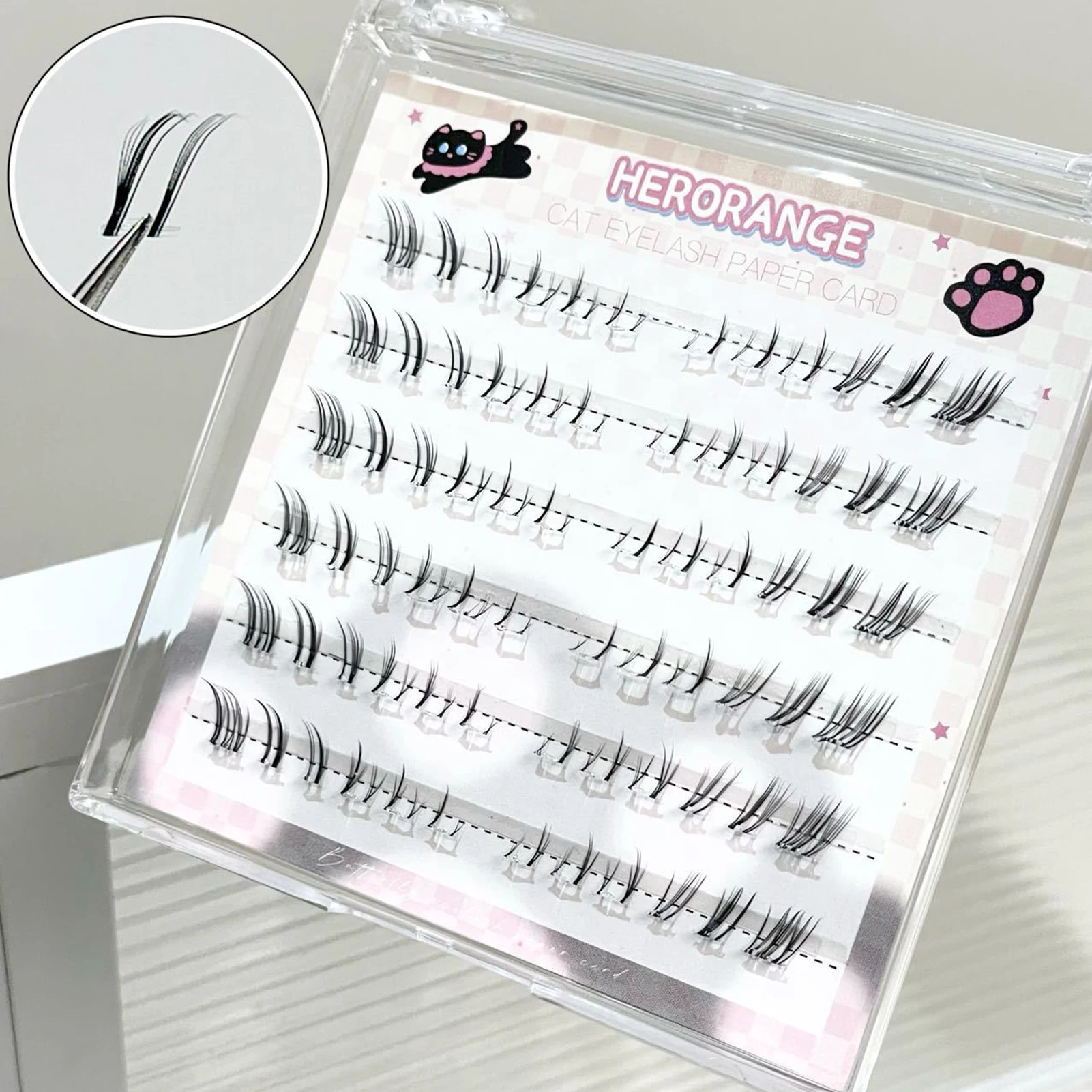 Fuchs-Stil untere gefälschte Wimpern natürliche flauschige untere Wimpern für Frauen täglich tragen Party Make-up 3D weiche Wimpern