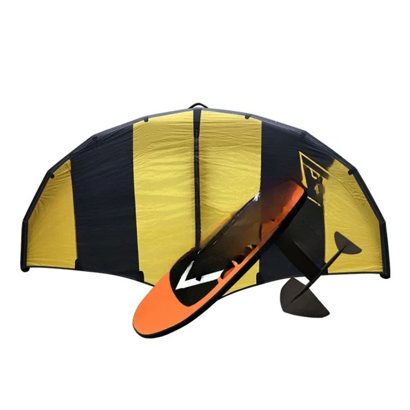 Surfing inflatable paddle board, hydrofoil board three-piece water wing board, hydrofoil sports inflatable surfboard