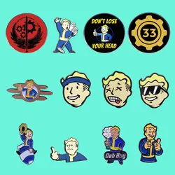 Popular Elements Luxury Badge Cute Cartoon Comic Brooch Metal Enamel Pin Backpack Hat Jacket Decorate Children Jewelry Gift