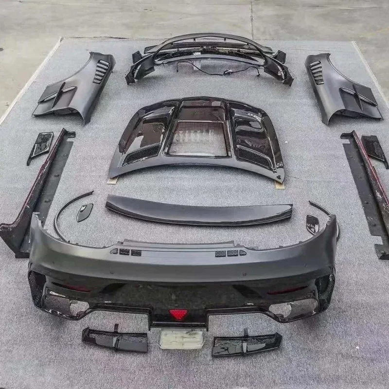 High Quality for Carbon Fiber Body Kit Front Rear Lip Side Skirt For GT GTS 2015 2016