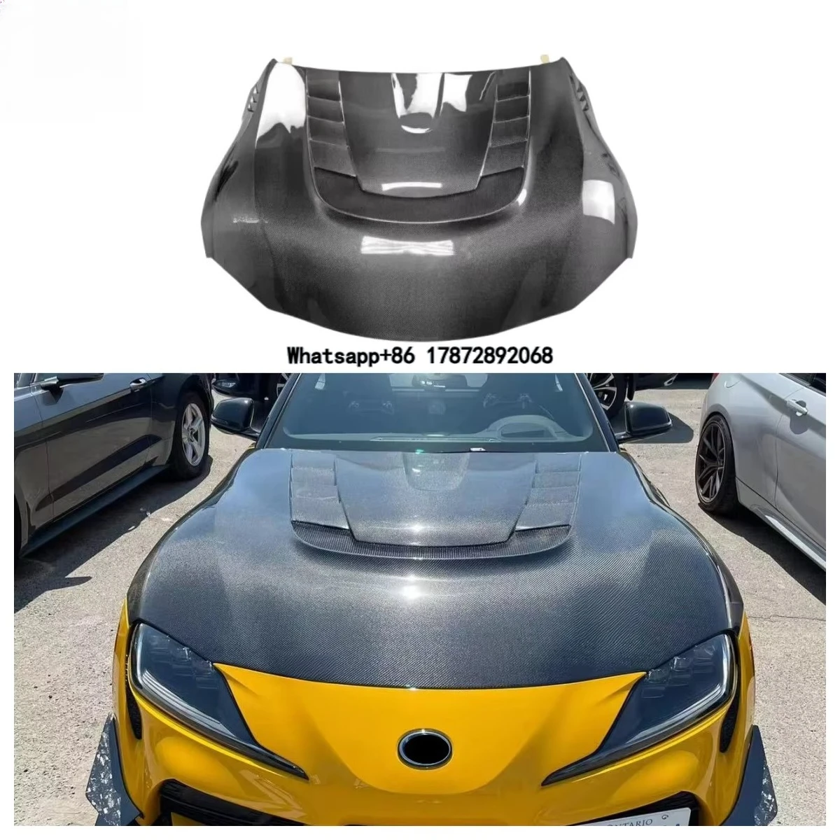 

Hot VS Style Carbon Fiber Hood for GR Spura A90 A91 2019-2022 Carbon Fiber Engine Hood Cover