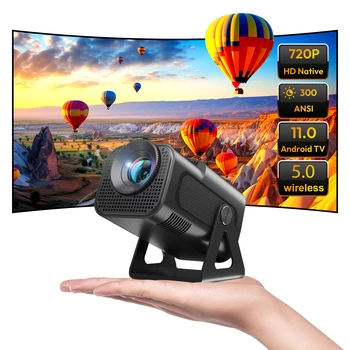 XGODY Gimbal5 Mini proiettore 4K Proiettore portatile automatico Keystone 12000 lumen Wifi BT5.0