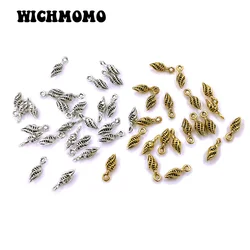 New Fashion 50pcs 13*5MM Retro  Alloy Small Flowers Buds Charms DIY Handmade Materials Bracelets Jewelry Earrings Accessories