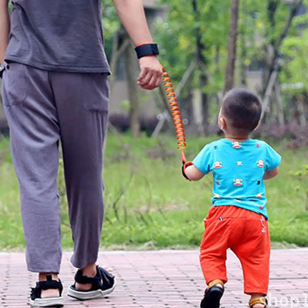 กิจกรรมอุปกรณ์เสริมสายจูงเด็กวัยหัดเดิน Baby Walkers เข็มขัดเชือกดึงเด็กสายรัดเด็ก Anti-Lost WRIST Link BAND