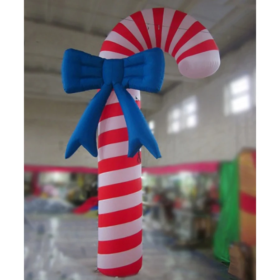 

4mH Giant Inflatable Candy Cane Advertising Decoration for Xmas Party