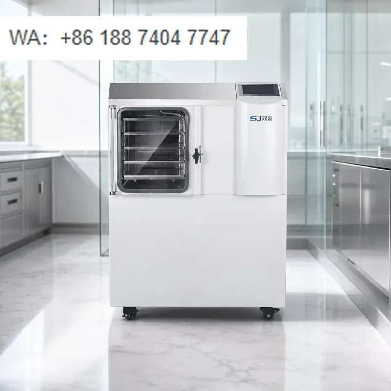 for SJIALAB 5S Large Scale Vacuum Freeze Dryer Industrial Food Lyophilizer Customized Chemical Drying Equipment Manufacturer