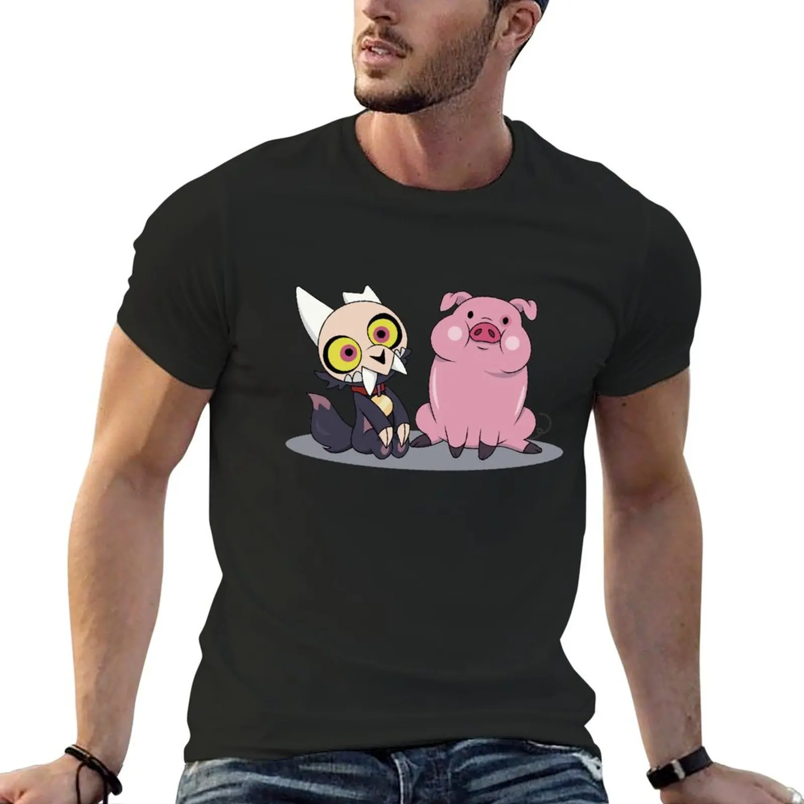 King and Waddles T-Shirt Blouse vintage t shirts summer clothes baggy shirts men graphic tees