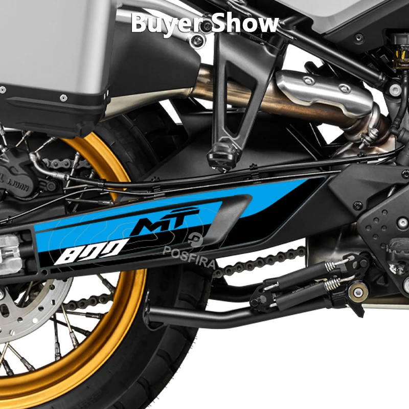 POSFIRA Motorcycle Swingarm Sticker Vinyl Decals for CF Moto 800MT CFMoto 800 MT MT800 2022 2023 2024 2025 Swing Arm Accessories image 6
