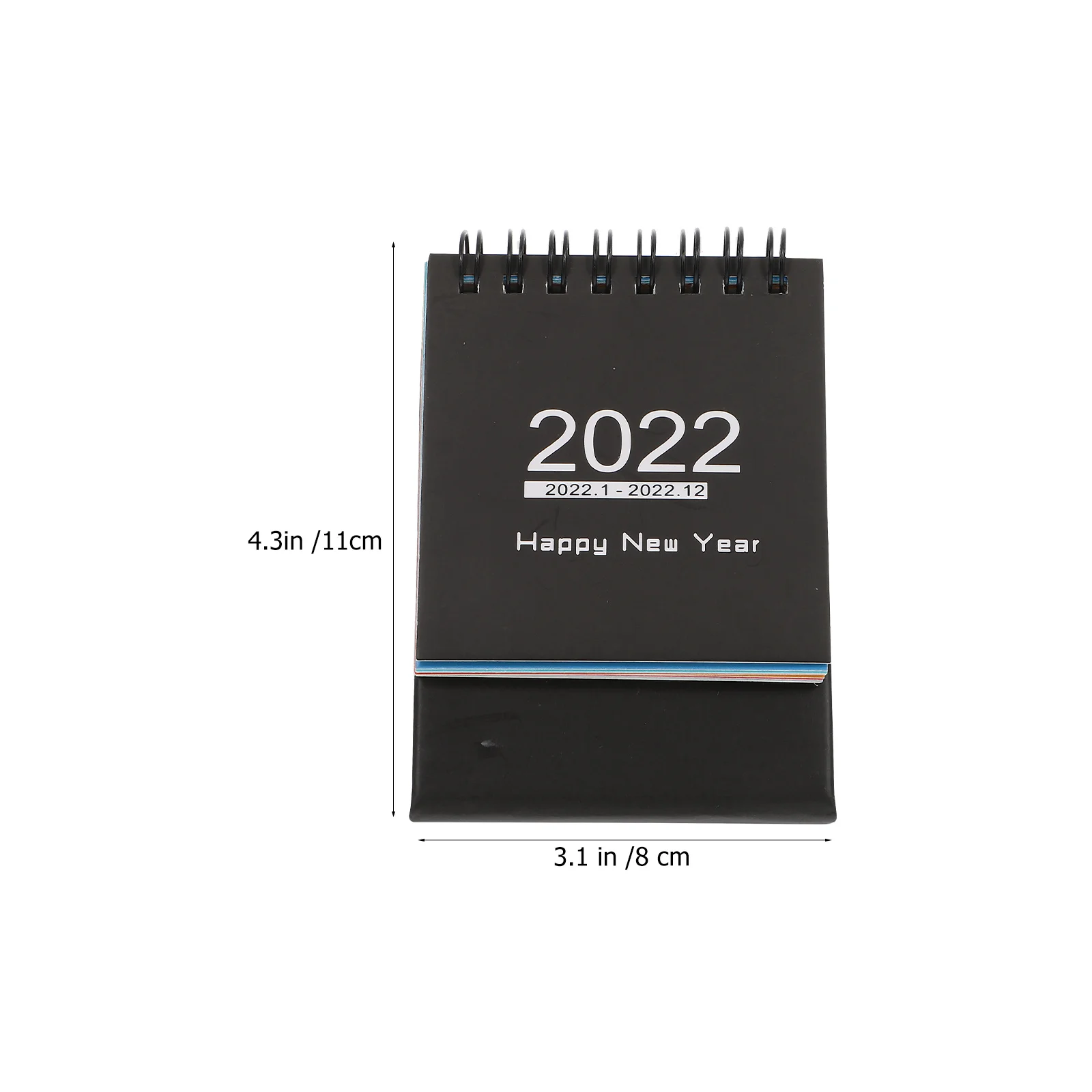 1 قطعة صغيرة 2022 التقويم مكتب مذكرة قاعدة قابلة للطي واضح الطباعة الجدول التقويم عطلة مخطط دراسة مكتب الاستخدام