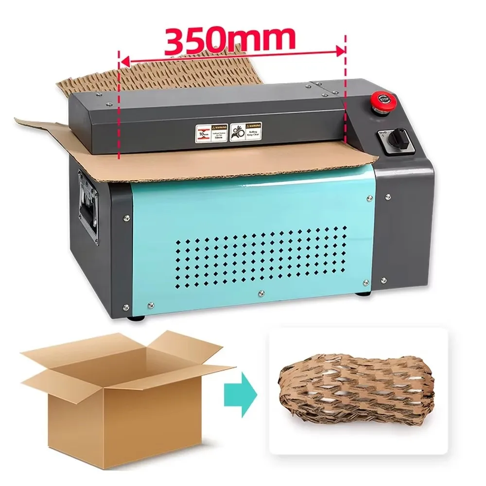 350mm Strip Cut Paper Shredder Parts Honeycomb Machine for Cushion Packaging Low Budget Efficient Shredding Meet