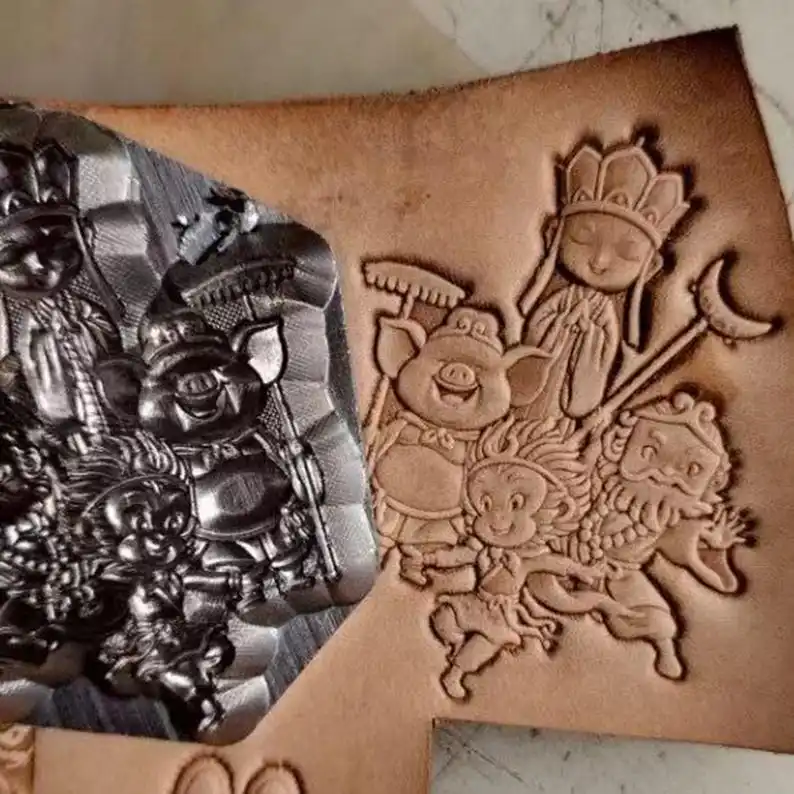 

Journey To The West Leather Embossing Die: Monkey King, Handmade Vegetable Tanned Leather Aluminum Alloy 3D Embossing Mold