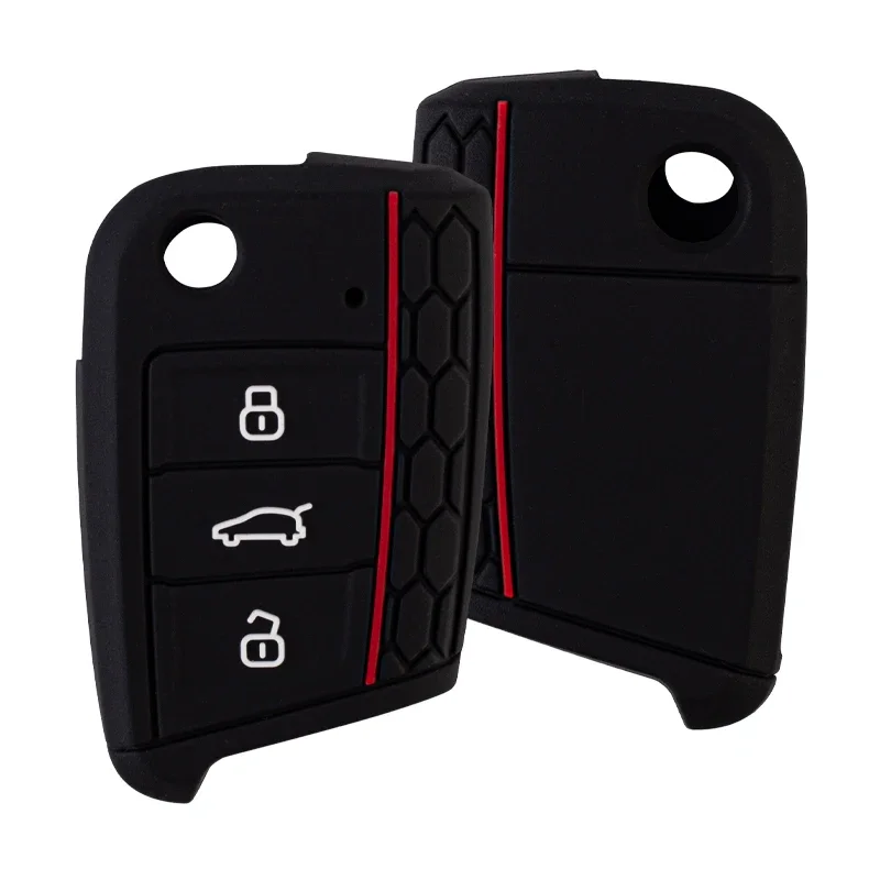 For VW golf 7 GTI POLO T-Cross T-Roc touran Tiguan Skoda Octavia Rapid kodiaq Fabia Seat Ibiza leon Ateca Arona key case cover