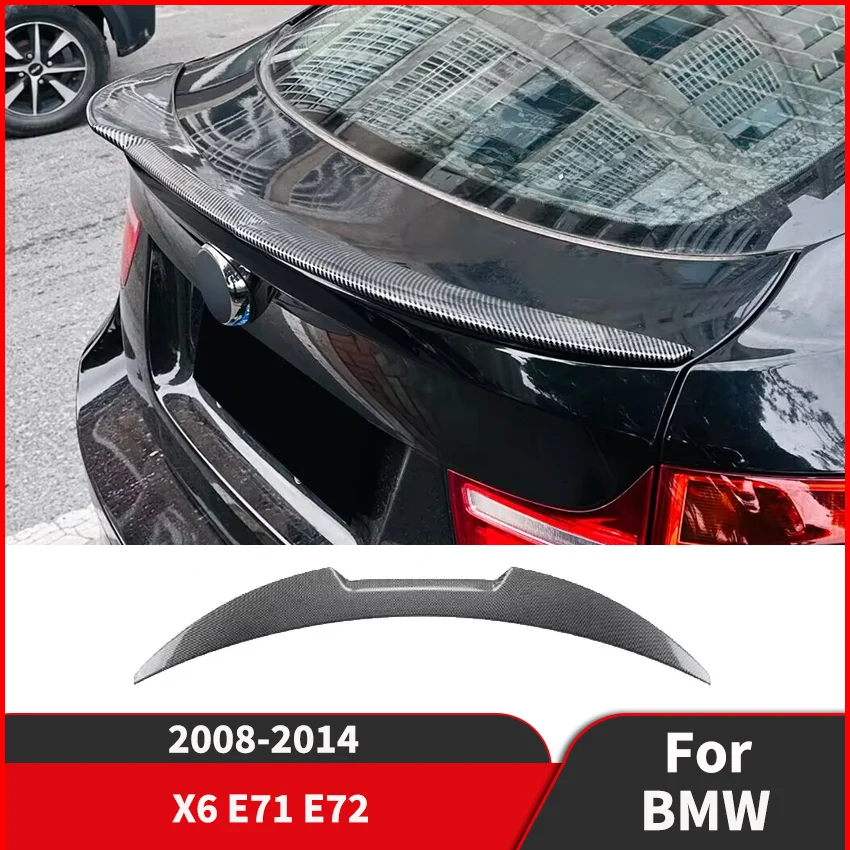 

Rear Trunk Wing Spoilers For BMW X6 E71 E72 2008 2009 2010 2011 2012-2014 Car Exterior Tail Wing Spoiler Auto Body Kits Tuning