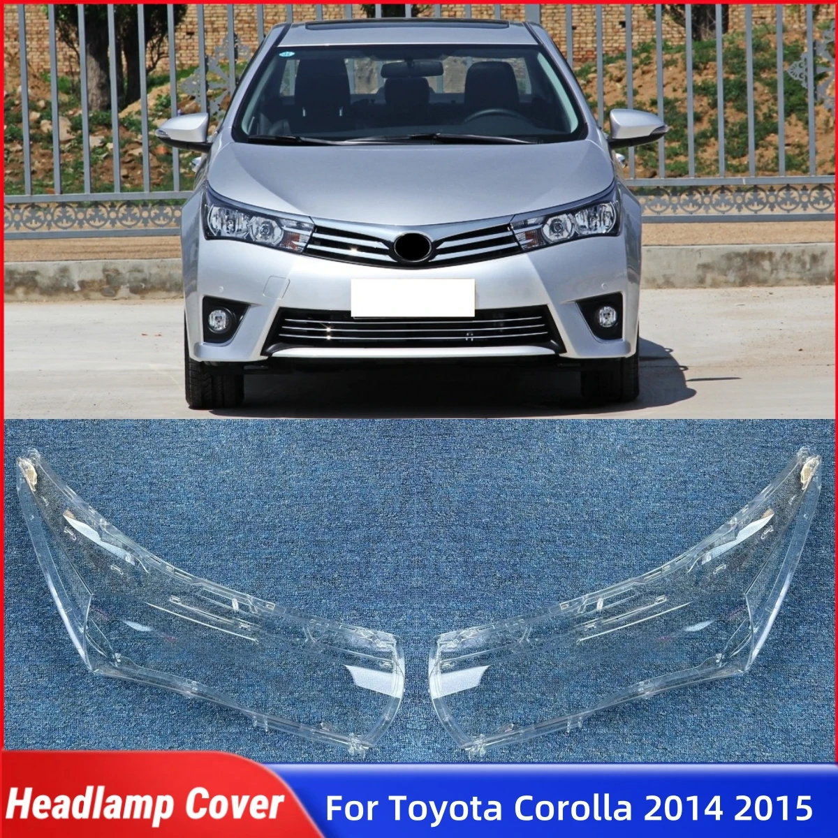 

Для Toyota Corolla 2014 2015, запасные части для салона автомобиля, абажуры, крышка фары, линза