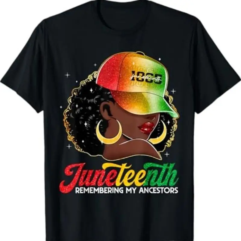 Juneteenth T Shirt Black Women Girls Remembering My Ancestors