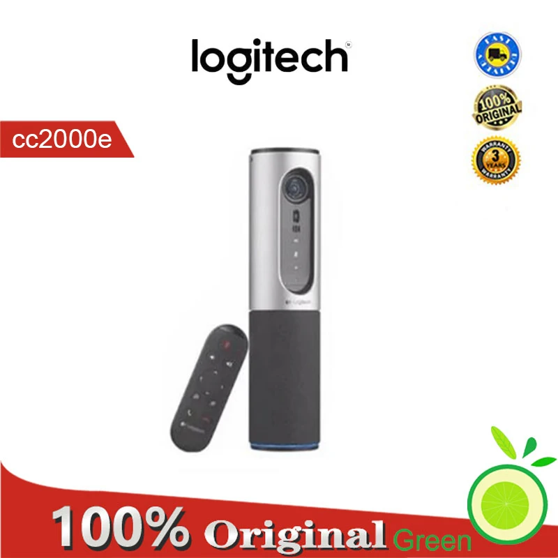 Logitech CC2000E Connect It Video Conferencing Webcam for Small Groups, 1080p HD Camera With Built-in Speaker