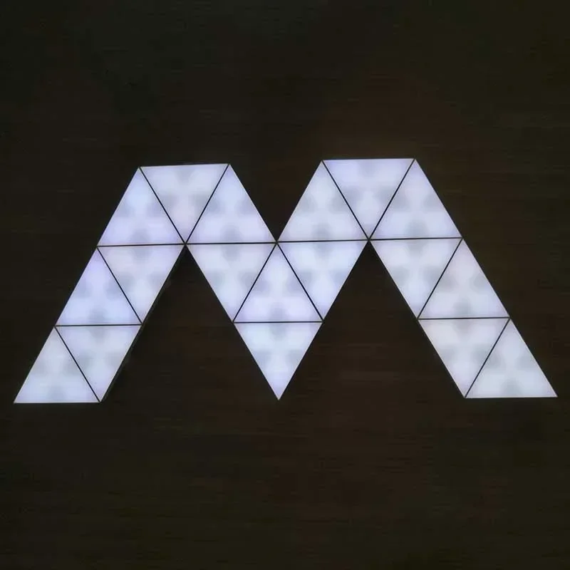 Nanoleaf Light Panels Triangle APP Control LED gamer Wall Lamps Smart DIY Geometric Modula Lights Quantum Lamp Gaming Room Decor