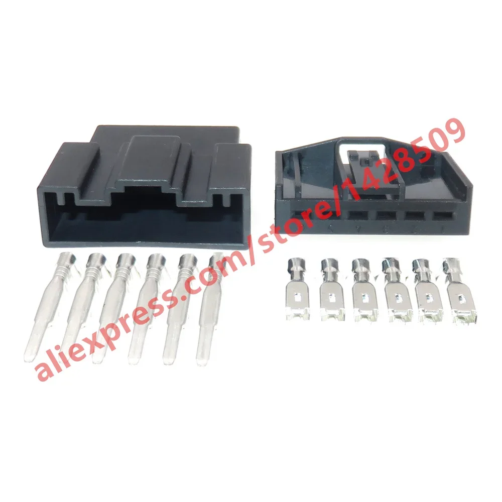 1 Set 6 Pin 2.8 Series Car Lamp Cigarette Lighter Wiring Socket 6984754-01 Automobile Window Lifter Connector