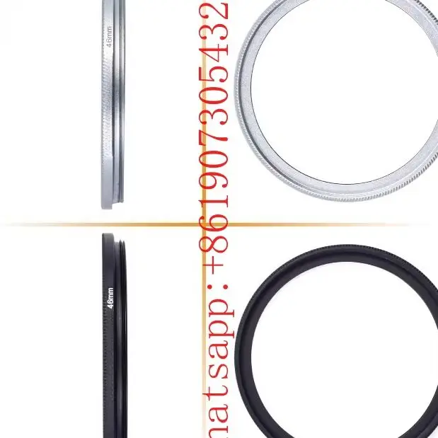 33333 مرآة UV عالية الجودة MC مرشح طلاء إطار رفيع عالي الوضوح 3740.5434649525558626772 مللي متر أسود فضي