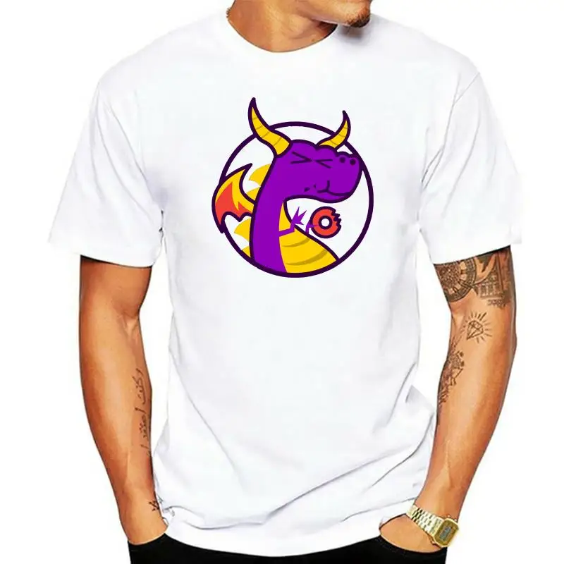 spyro loves don ut t shirt create Short Sleeve size S-3xl solid color Gift Building Spring Standard shirt