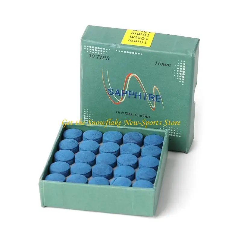 E56D 50x Cue Tips Blue Snooker Cue Tips Pool Cue Tips Billiard Tips Snooker Cue Tips