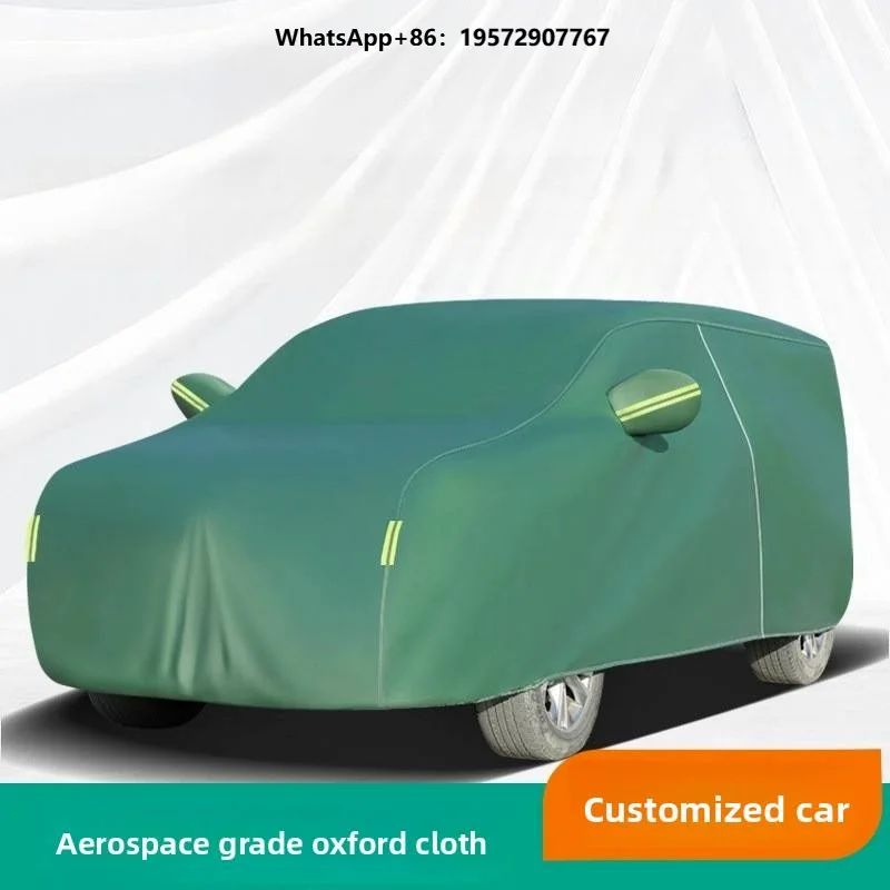 Car Cover Waterproof All Weather, 16-Layer Heavy Duty Full Exterior Cover with Vents, Driver Door Zipper & Towel
