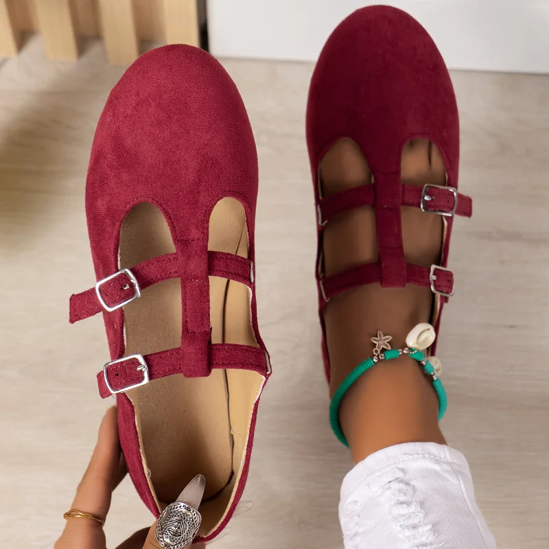 Women Flats 2024 New Spring Autumn Fashion Walking Round Top Loafers Shoes Shallow Comfortable Lolita Shoes Sneakers Plus Size