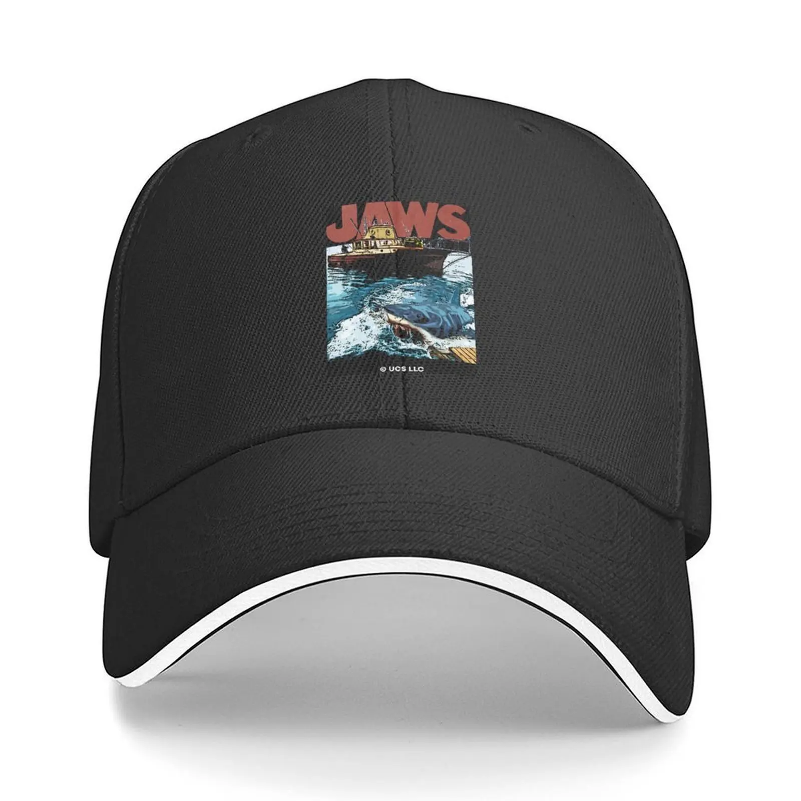 

Jaws movie poster Baseball Cap Cosplay sailor cap for men Beach sun caps For Girls Men's