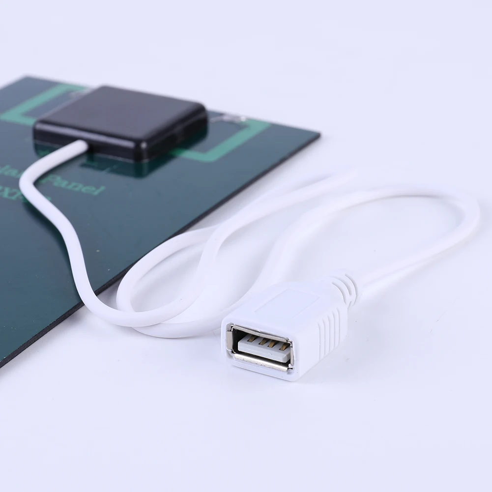 

Портативная солнечная панель 5 Вт 5 В, поликремниевая USB-панель солнечной батареи, солнечная зарядная панель для зарядки аккумулятора 3-5 В/телефона